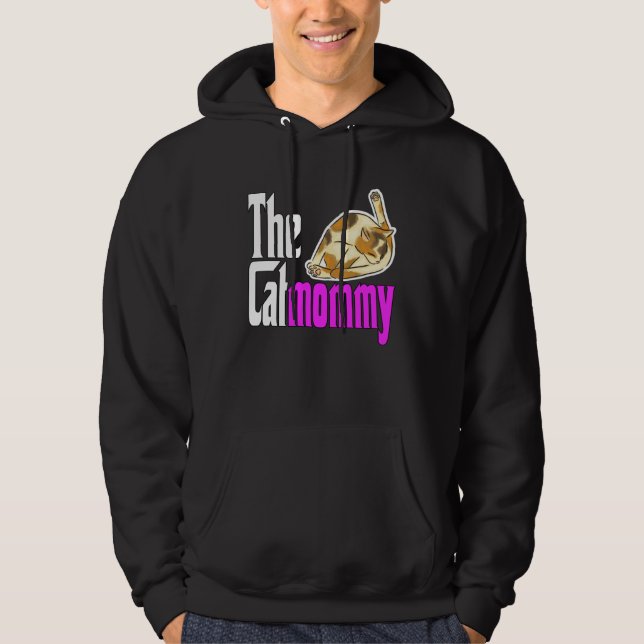 Cat Mom The Catmother Crazy Cat Mother Kitty Mommy Hoodie (Vorderseite)