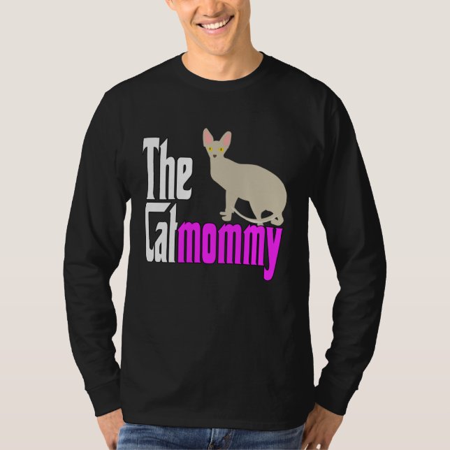 Cat Mom The Catmother Crazy Cat Mother Kitty Mommy T-Shirt (Vorderseite)