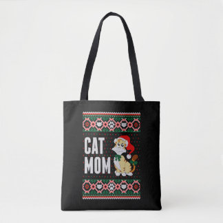 Cat Mom Ugly Christmas Sweater