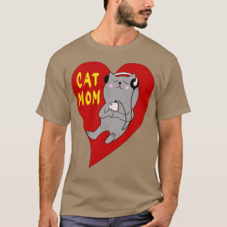 Cat Mother Coffee Lover 110 T-Shirt