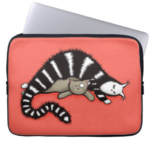 Cat Mother schützt ihre Niedliche Kitty Laptopschutzhülle
