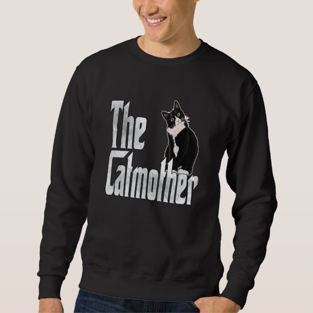 Cat Mother The Catmother Crazy Cat Mom Mama Sweatshirt (Vorderseite)