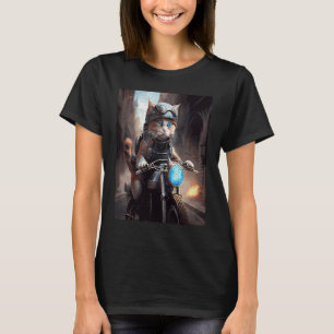 Cat Motorbike-Videospiele T-Shirt