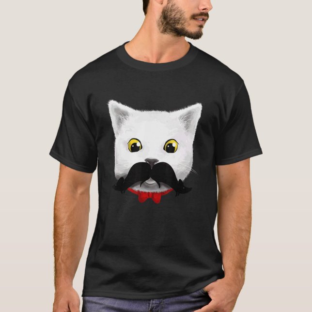 Cat Mouse Cute Cat Parody T-Shirt (Vorderseite)