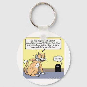 Cat & Mouse Dinnerware Funny Cartoon Geschenke & T Schlüsselanhänger