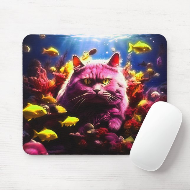 Cat mouse pad designed for cat lover mousepad (Mit Mouse)