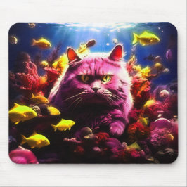 Cat mouse pad designed for cat lover mousepad
