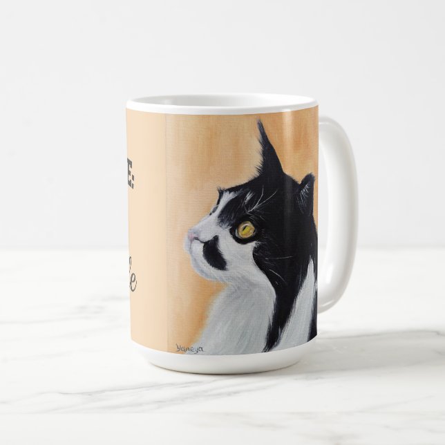 Cat mug catitude it's a lifestyle kaffeetasse (VorderseiteRechts)