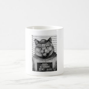 Cat-Mugshot Kaffeetasse