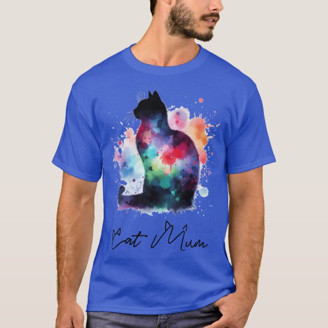 Cat Mum Freund T-Shirt (Vorderseite)