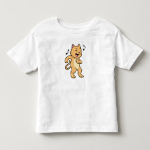 Cat Music Dance Kleinkind T-shirt