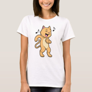 Cat Music Dance T-Shirt