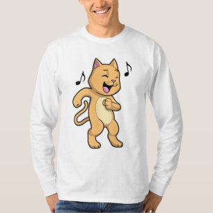 Cat Music Dance T-Shirt