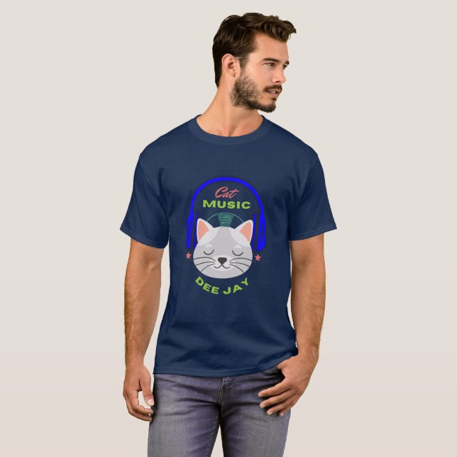 Cat Music Dee Jay T - Shirt (Vorne ganz)