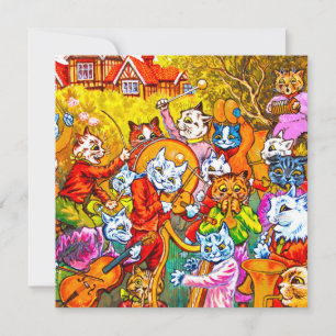 Cat Musical Band Einladung