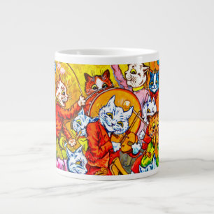 Cat Musical Band Jumbo-Tasse