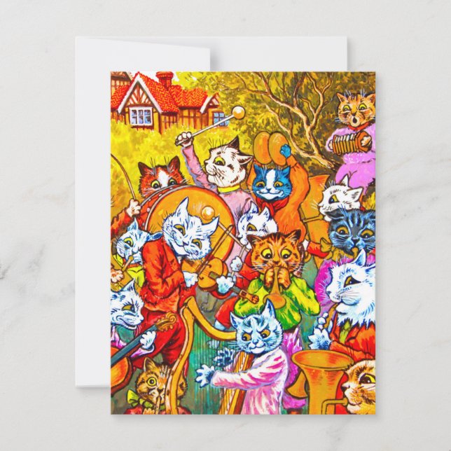 Cat Musical Band Save The Date (Vorderseite)