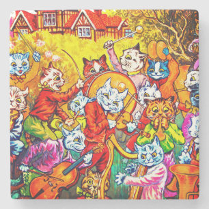 Cat Musical Band Steinuntersetzer