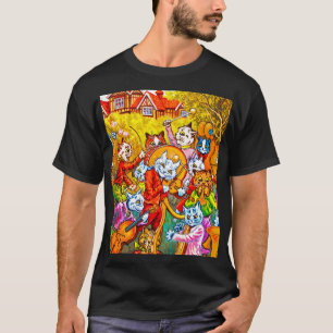 Cat Musical Band T-Shirt