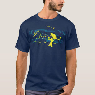 Cat Musiknotens Kitty Musician Instrumentalist Pet T-Shirt