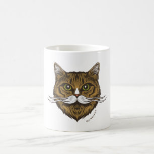 Cat Mustache Kaffeetasse