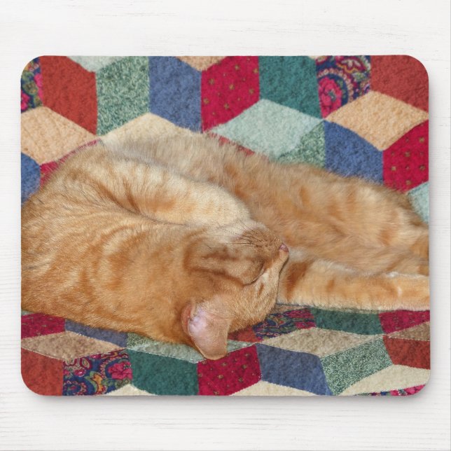 Cat Napping Mousepad (Vorne)
