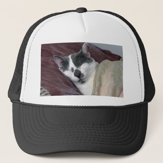 Cat Napping Truckerkappe (Vorderseite)