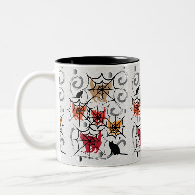 CAT-Netz Zweifarbige Tasse (Links)