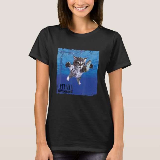 Cat Nevermind Kitten Meow Parody Funny Cat Animal  T-Shirt (Vorderseite)