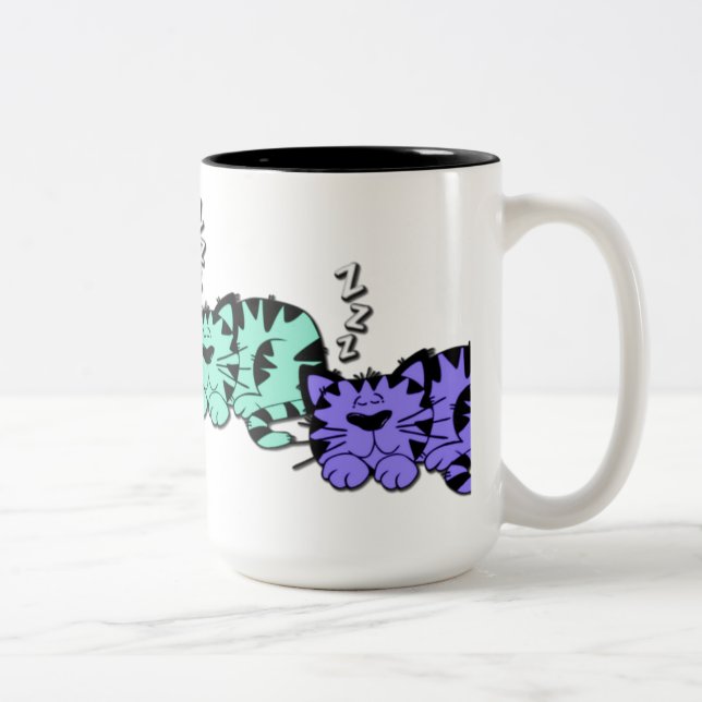 Cat Nickerchen Cat Lovers Tasse (Rechts)