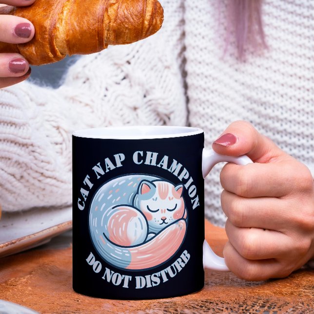 Cat Nickerchen Champion Kaffeetasse (Von Creator hochgeladen)