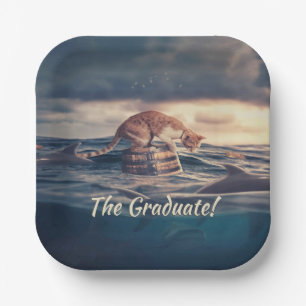 Cat Nickerchen Dream oder Nightmare Abschluss Pappteller