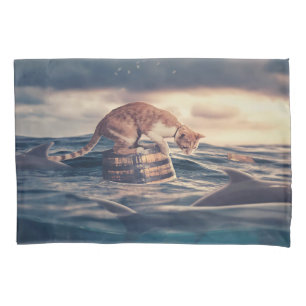 Cat Nickerchen Dream oder Nightmare Kissenbezug
