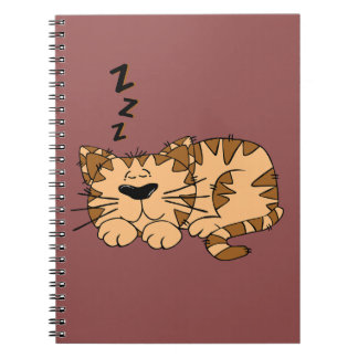 Cat Nickerchen Kitty Notebook Notizblock