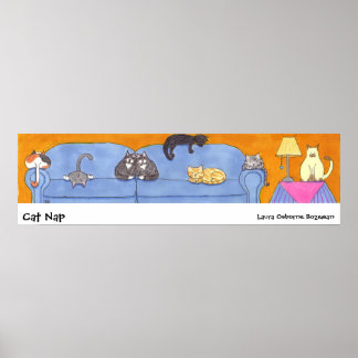Cat Nickerchen Poster