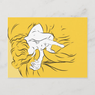 Cat-Nickerchen Postkarte