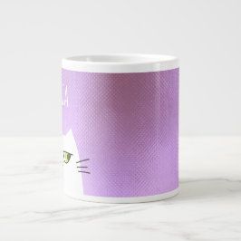 Cat Niedlich Kawaii Pink Jumbo-Tasse