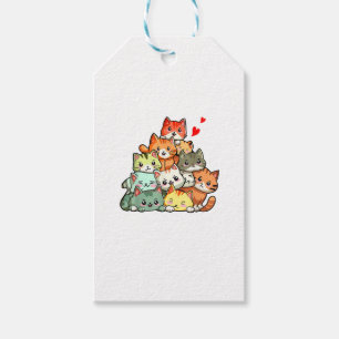 Cat Niedlich Pile Cats Anime Kawaii Neko Cat Lover Geschenkanhänger