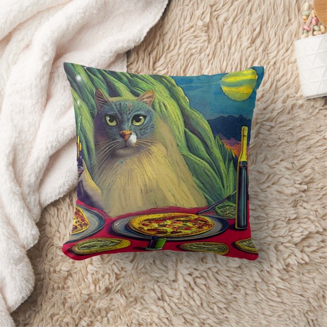 Cat Nip Pizza- Kissen (Decke)