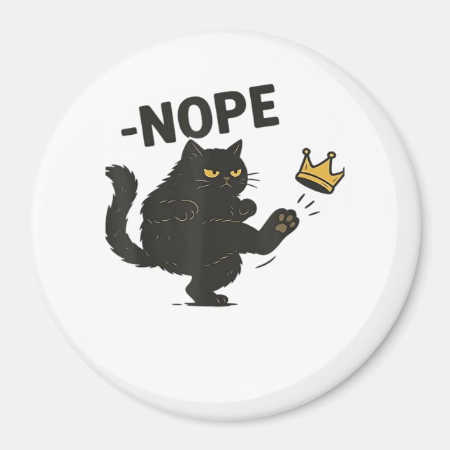Cat No Kings In America  Magnet (Vorne)