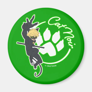 Cat Noir Abzeichen Magnet