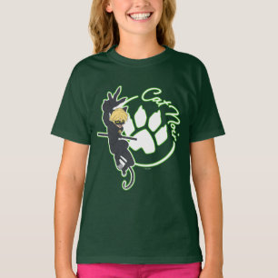 Cat Noir Abzeichen T-Shirt