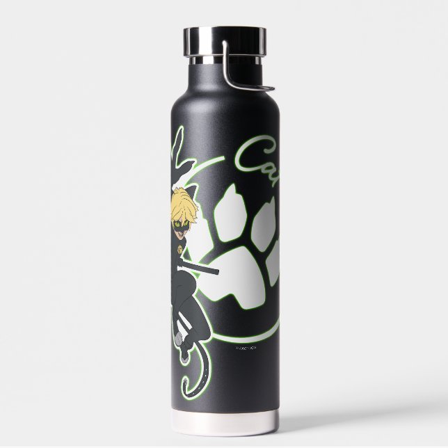 Cat Noir Abzeichen Trinkflasche (Links)
