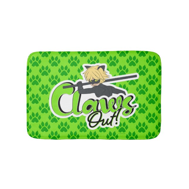 Cat Noir | Aus! Badematte (Vorderseite)