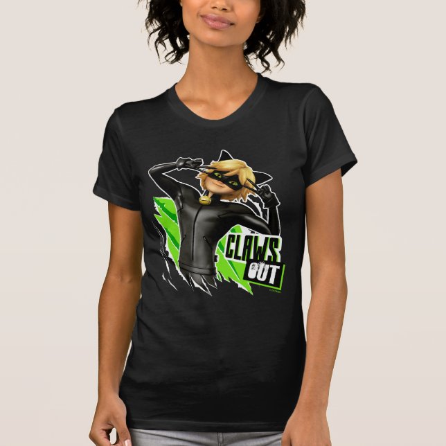 Cat Noir | Claws Out Graphic T-Shirt (Vorderseite)
