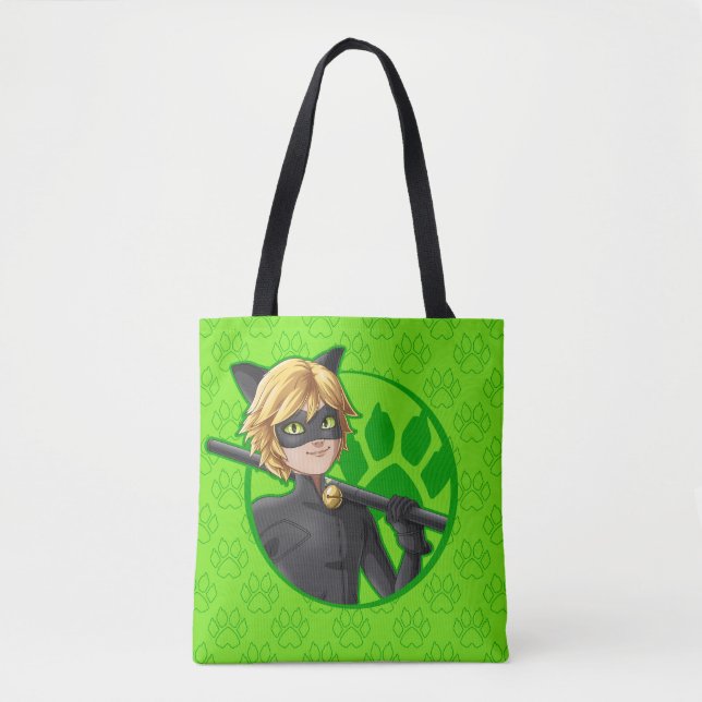 Cat Noir Green Abzeichen (Vorderseite)