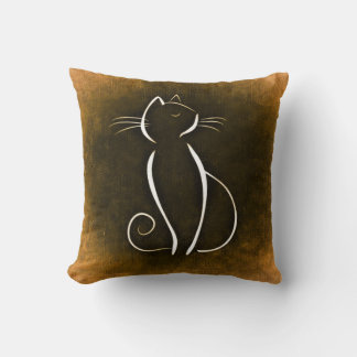 Cat Noir Orange Pillow Kissen