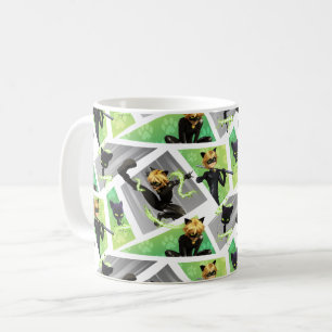 Cat Noir & Plagg Muster Kaffeetasse