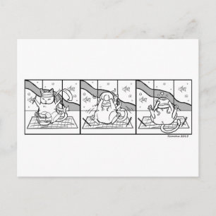 Cat Noodles Post Cards Postkarte