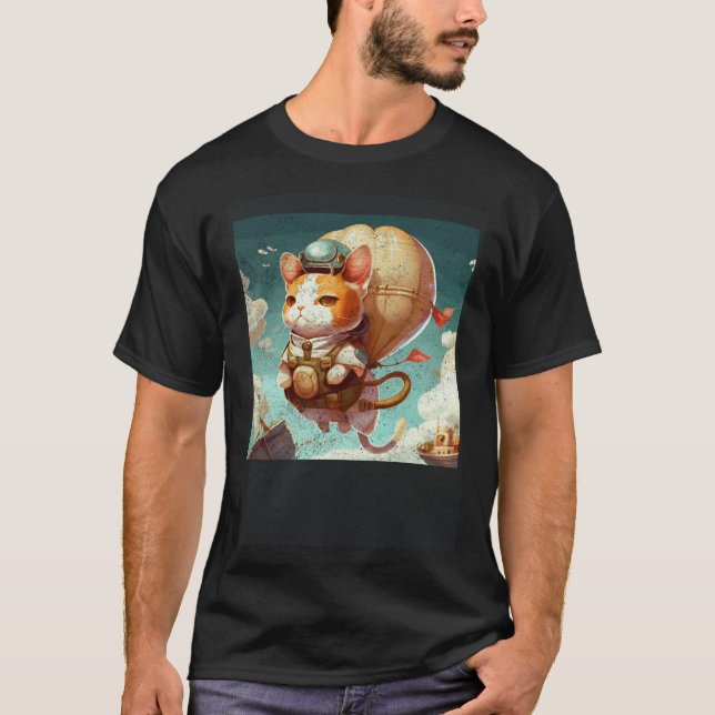 Cat Nurse Balloon T-Shirt (Vorderseite)
